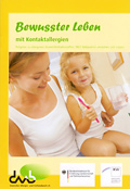 Cover Broschüre "Bewusster Leben mit Kontaktallergien"