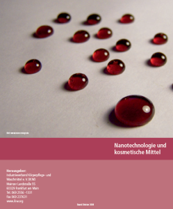 Cover Broschüren-Center: Nanotechnologie